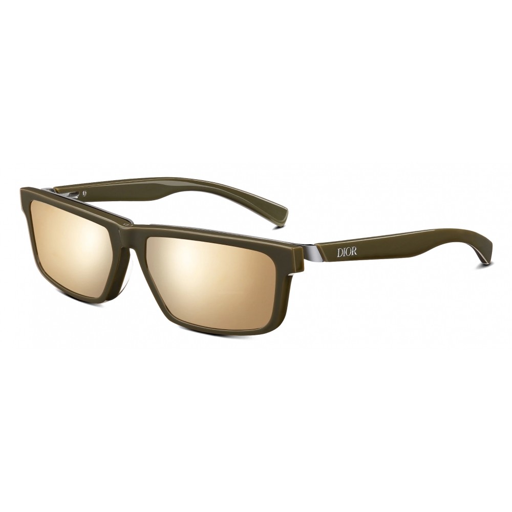 Dior DIORIDER S2U - 55F8 A - 57 Lunettes de soleil Vert Angulaire