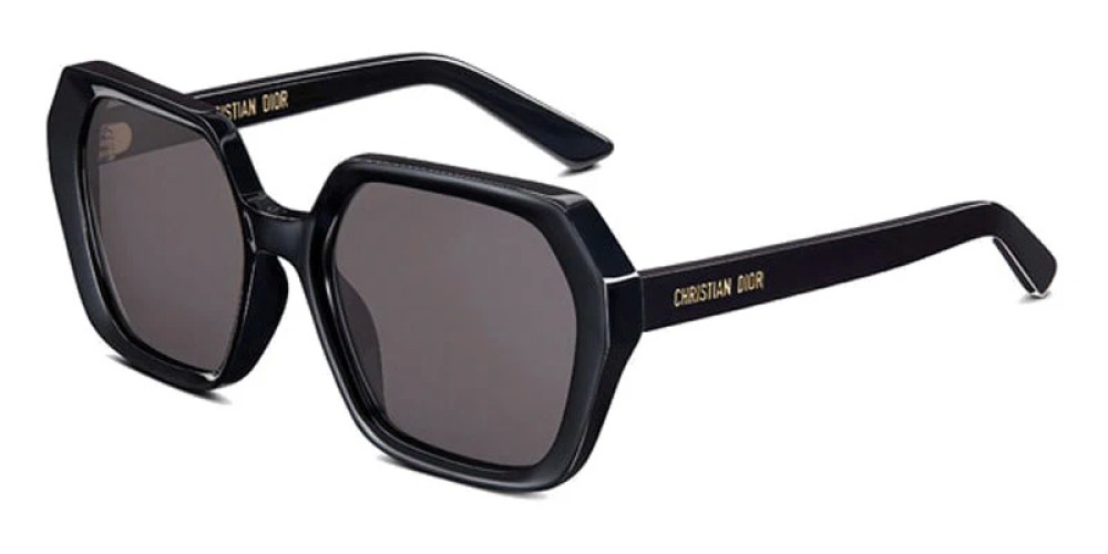 Dior DIORMIDNIGHT S2F - 10A0 A - 56 Lunettes de soleil Noir Angulaire
