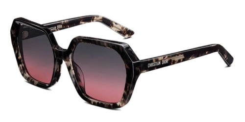 Dior DIORMIDNIGHT S2F - 29D2 A - 56 Lunettes de soleil Motif écaille gris Angulaire