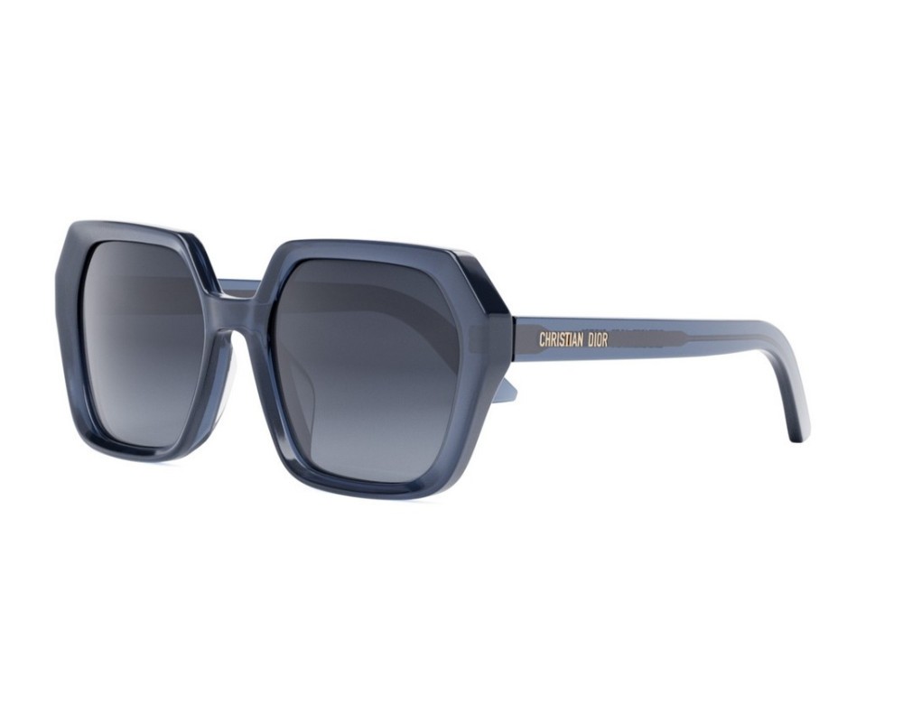 Dior DIORMIDNIGHT S2F - 31B1 A - 56 Lunettes de soleil Bleu Angulaire