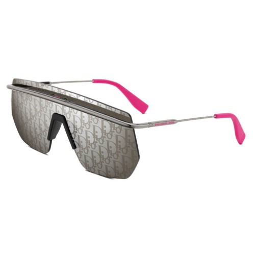 Dior DIORMOTION M1I - H0A8 - 145 Lunettes de soleil Argent, Rose Dessus plat