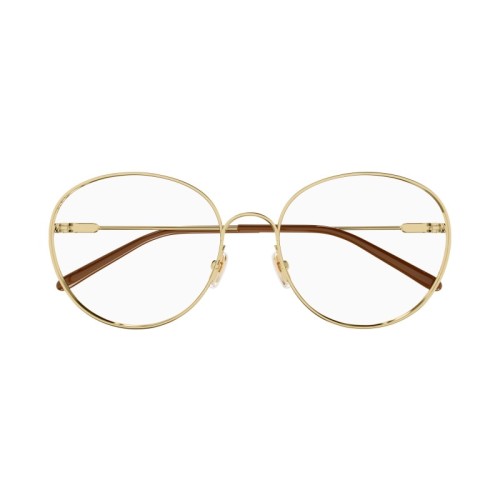Chloé CH0209O - 005 - 57 Cadres optiques Or, Marron Rond