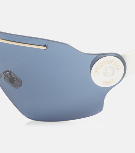 Dior DIORPACIFIC M1U - 96B0 - 142 Lunettes de soleil Blanc, Or Dessus plat