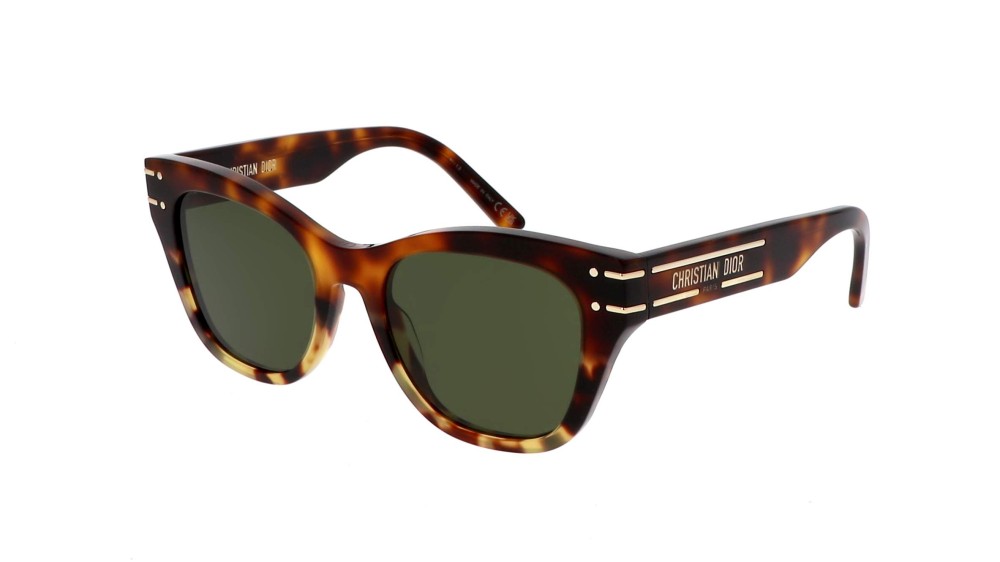 Dior DIORSIGNATURE B4I - 24C0 A - 52 Lunettes de soleil Havane Angulaire