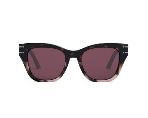 Dior DIORSIGNATURE B4I - 25D0 A - 52 Lunettes de soleil Havane Angulaire