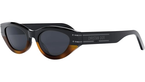 Dior DIORSIGNATURE B5I - 18A0 A - 51 Lunettes de soleil Noir, Havane Œil de chat