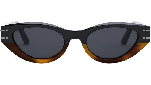 Dior DIORSIGNATURE B5I - 18A0 A - 51 Lunettes de soleil Noir, Havane Œil de chat