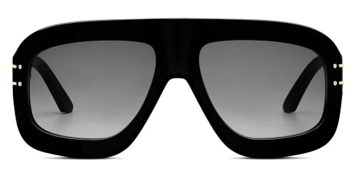 Dior DIORSIGNATURE M1U - 10A1 - 58 Lunettes de soleil Noir Dessus plat