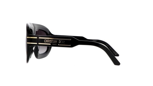 Dior DIORSIGNATURE M1U - 10A1 - 58 Lunettes de soleil Noir Dessus plat