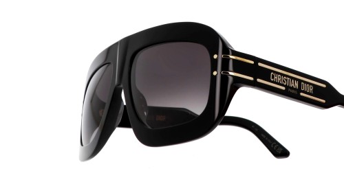 Dior DIORSIGNATURE M1U - 10A1 - 58 Lunettes de soleil Noir Dessus plat