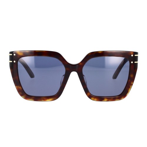 Dior DIORSIGNATURE S10F - 20B0 A - 55 Lunettes de soleil Havane Angulaire