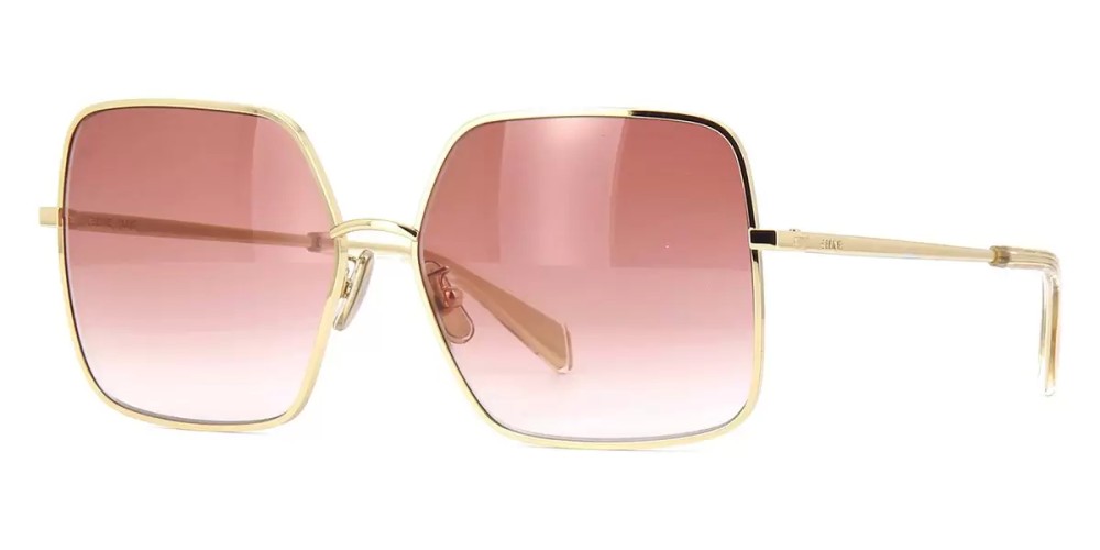 Celine CL40078U - 30T - 60 Lunettes de soleil Or Angulaire