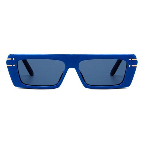 Dior DIORSIGNATURE S2U - 30B0 A - 54 Lunettes de soleil Bleu Angulaire
