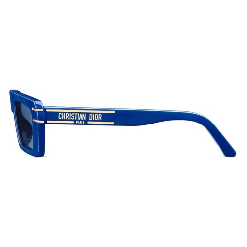 Dior DIORSIGNATURE S2U - 30B0 A - 54 Lunettes de soleil Bleu Angulaire