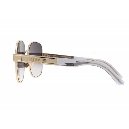 Dior DIORSIGNATURE S5U - B0A1 - 60 Lunettes de soleil Or, Argent Angulaire