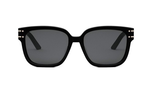 Dior DIORSIGNATURE S7F - 10A0 A - 58 Lunettes de soleil Noir Angulaire