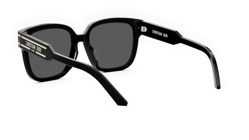 Dior DIORSIGNATURE S7F - 10A0 A - 58 Lunettes de soleil Noir Angulaire