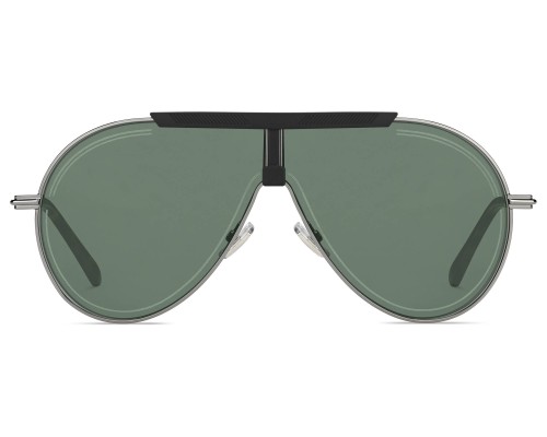 Jimmy Choo EDDY/S - EKPQT - 66 Lunettes de soleil Argent, Havane Pilote (Aviateur)