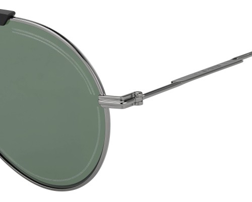 Jimmy Choo EDDY/S - EKPQT - 66 Lunettes de soleil Argent, Havane Pilote (Aviateur)