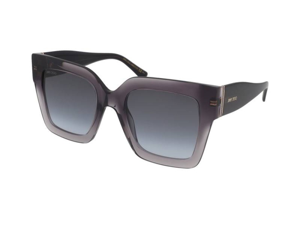 Jimmy Choo EDNA/S - KB7GB - 52 Lunettes de soleil Gris Angulaire