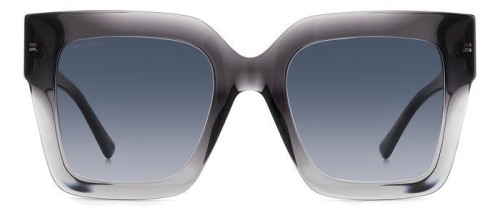 Jimmy Choo EDNA/S - KB7GB - 52 Lunettes de soleil Gris Angulaire