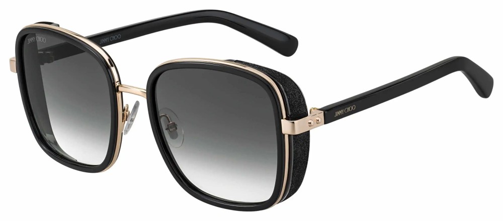 Jimmy Choo ELVA/S - 2M29O - 54 Lunettes de soleil Noir Coussin arrondi