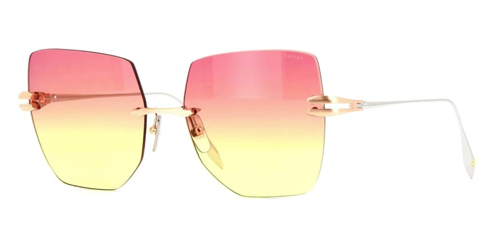 Dita EMBRA DTS155-A - 02 - 58 Lunettes de soleil Or, Argent Angulaire