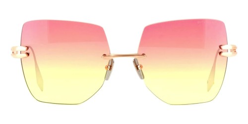 Dita EMBRA DTS155-A - 02 - 58 Lunettes de soleil Or, Argent Angulaire