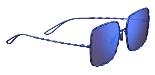 Elie Saab ES003/S - PJP QQ - 56 Lunettes de soleil Bleu Angulaire