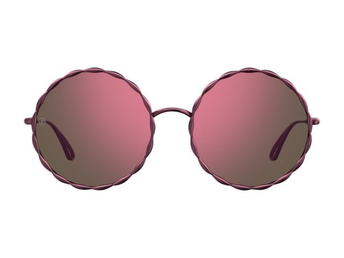 Elie Saab ES004/S - LHF 3A - 56 Lunettes de soleil Rouge Rond