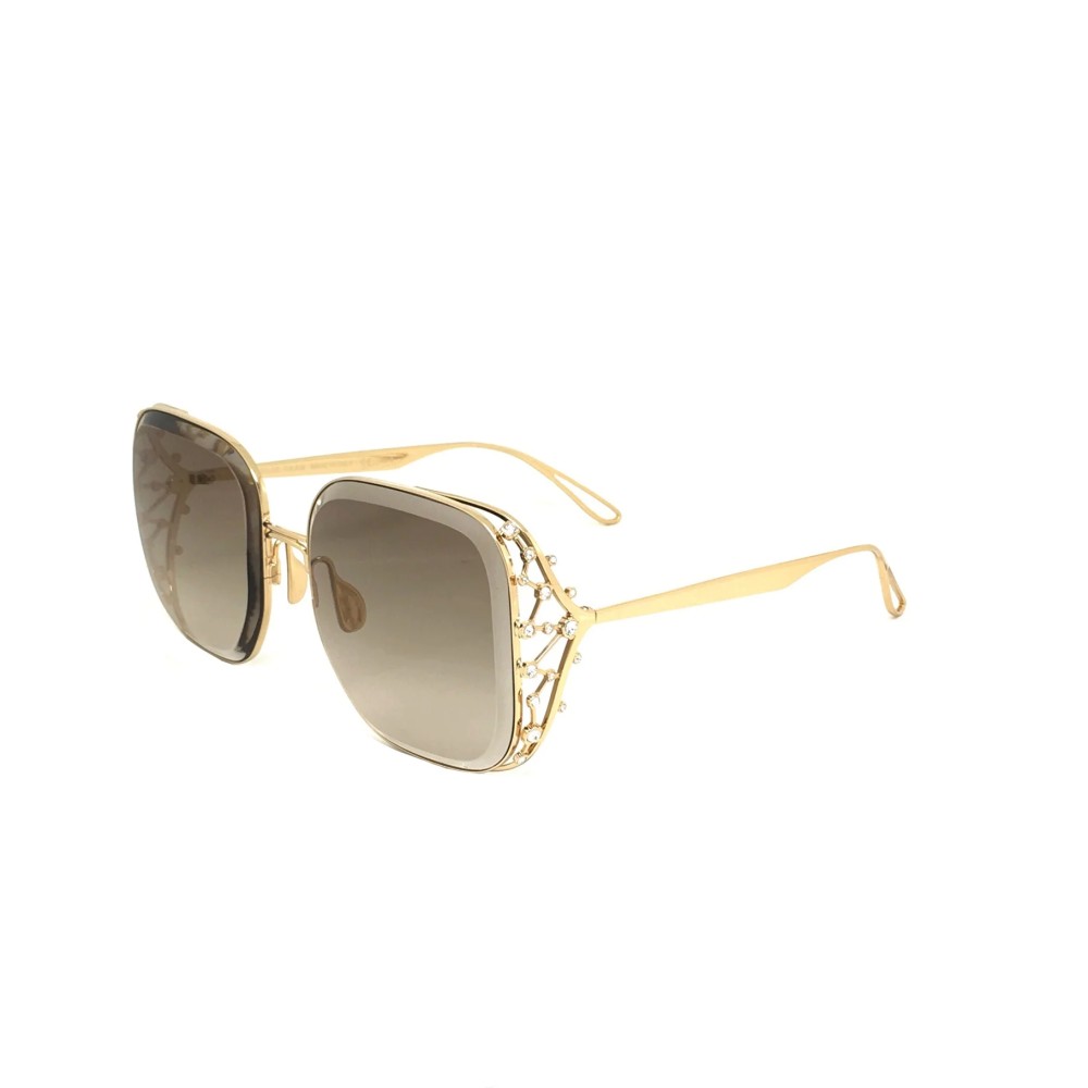 Elie Saab ES005/S - 01Q VU - 57 Lunettes de soleil Gold Square