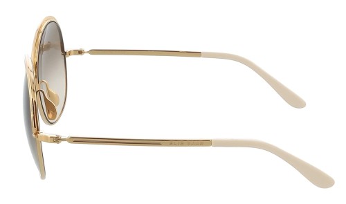 Elie Saab ES011/S - 01Q VU - 59 Lunettes de soleil Or Rond