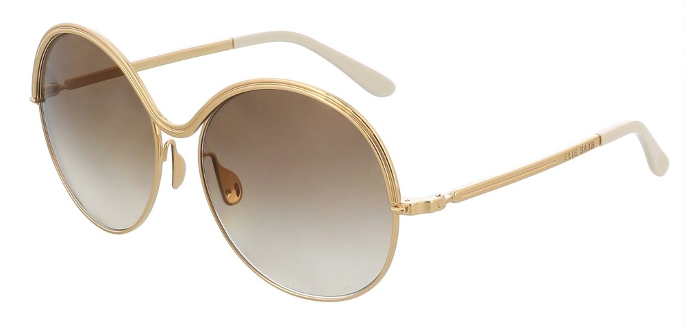 Elie Saab ES011/S - 01Q VU - 59 Lunettes de soleil Or Rond