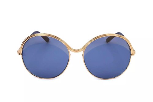 Elie Saab ES011/S - J5G 7Y - 59 Lunettes de soleil Or Rond