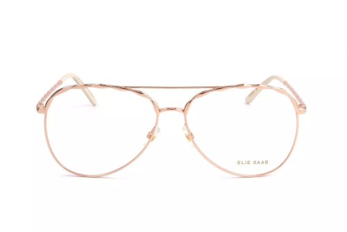 Elie Saab ES020 - DDB - 58 Cadres optiques Or rose Pilote (Aviateur)