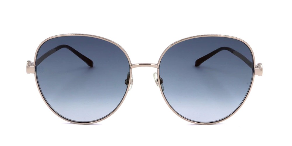 Elie Saab ES040/S - LKS 84 - 60 Lunettes de soleil Or Coussin arrondi