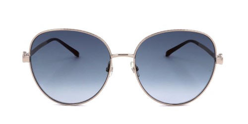 Elie Saab ES040/S - LKS 84 - 60 Lunettes de soleil Or Coussin arrondi
