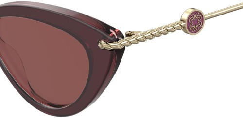 Elie Saab ES084/S - 0T5 4S - 54 Lunettes de soleil Bordeaux, Or Œil de chat