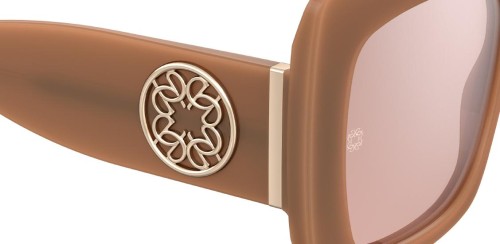 Elie Saab ES094/S - FWM 2S - 55 Lunettes de soleil Marron Angulaire