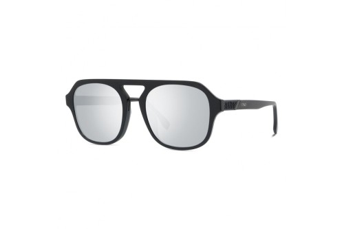 Fendi FE40026U - 01C - 55 Lunettes de soleil Noir Pilote (Aviateur)