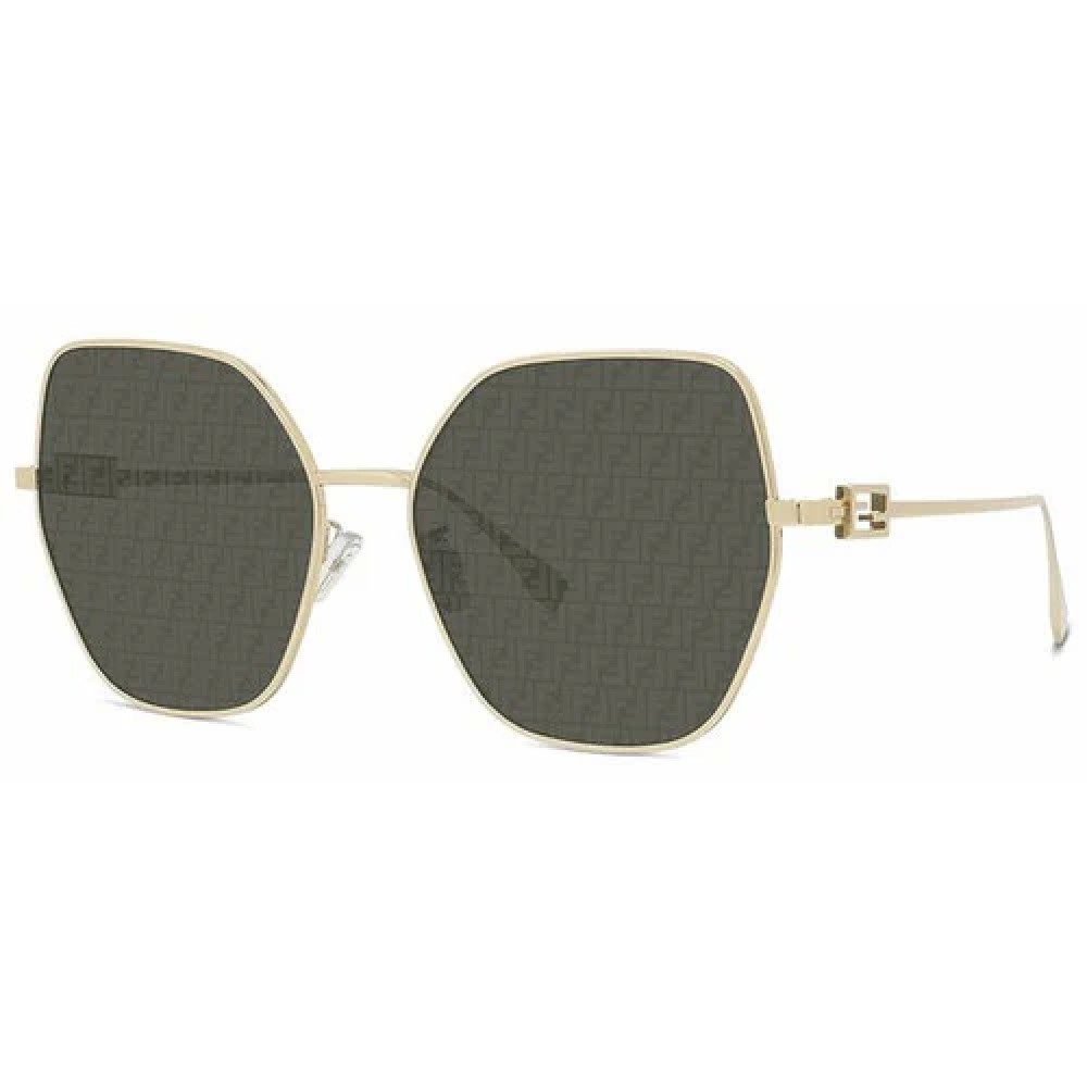 Fendi FE40033U - 10C - 59 Lunettes de soleil Or Papillon