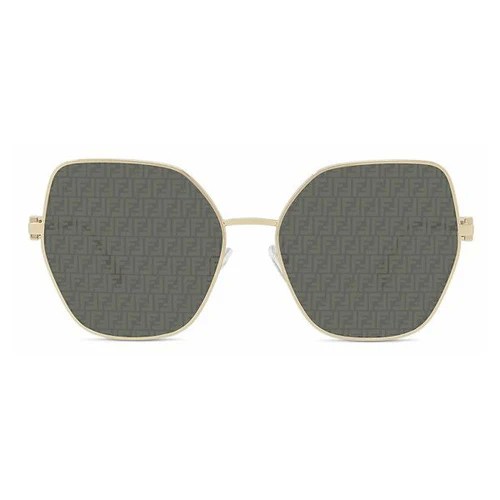 Fendi FE40033U - 10C - 59 Lunettes de soleil Or Papillon