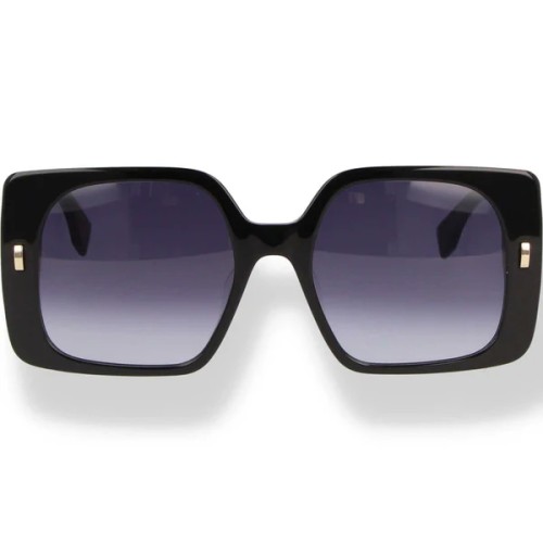 Fendi FE40036U - 01W - 53 Lunettes de soleil Noir Angulaire