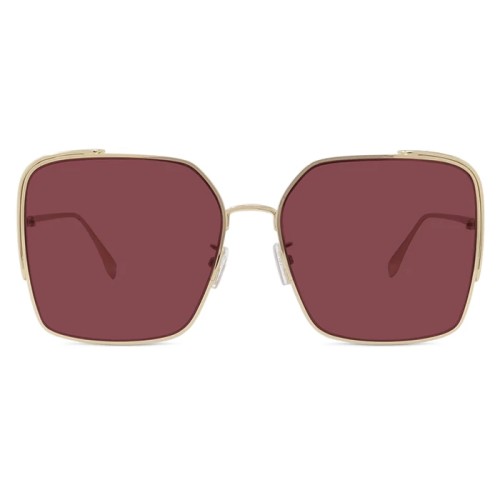 Fendi FE40038U - 10S - 59 Lunettes de soleil Or Œil de chat