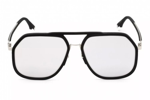 Fendi FE40041U - 02C - 55 Lunettes de soleil Noir Pilote (Aviateur)