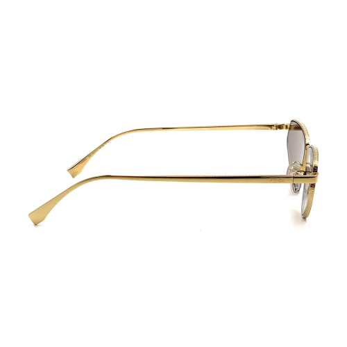 Fendi FE40068U - 30E - 60 Lunettes de soleil Or Œil de chat