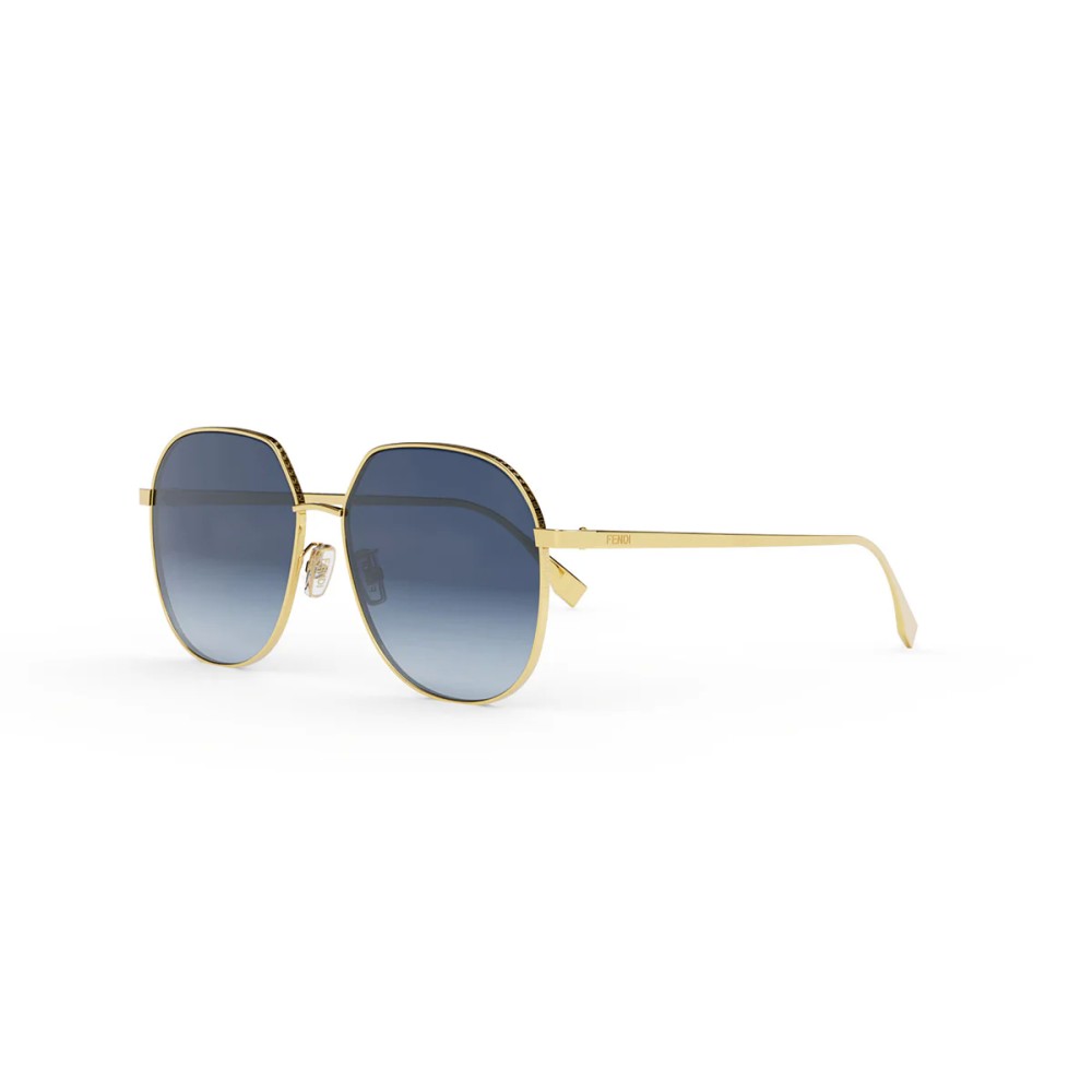 Fendi FE40069U - 30W - 59 Lunettes de soleil Or Rond