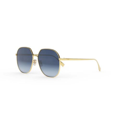 Fendi FE40069U - 30W - 59 Lunettes de soleil Or Rond