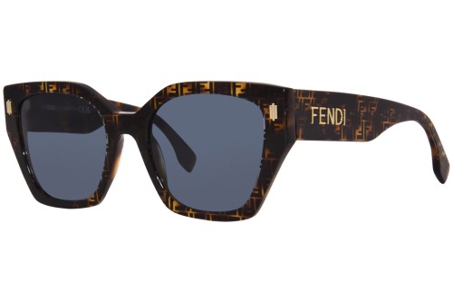 Fendi FE40070I - 55A - 54 Lunettes de soleil Havane Œil de chat
