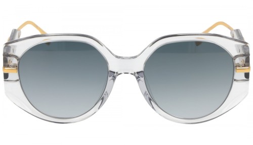 Fendi FE40083U - 20W - 54 Lunettes de soleil Transparent, Or Rond